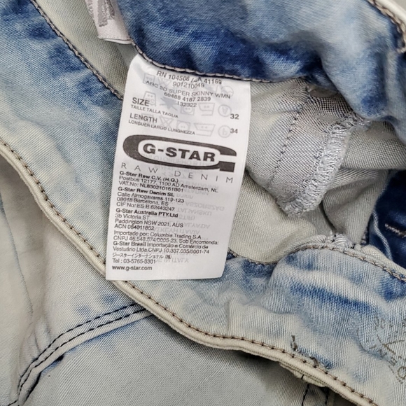 G-Star Raw Denim Sz 32 - Picture 6 of 6